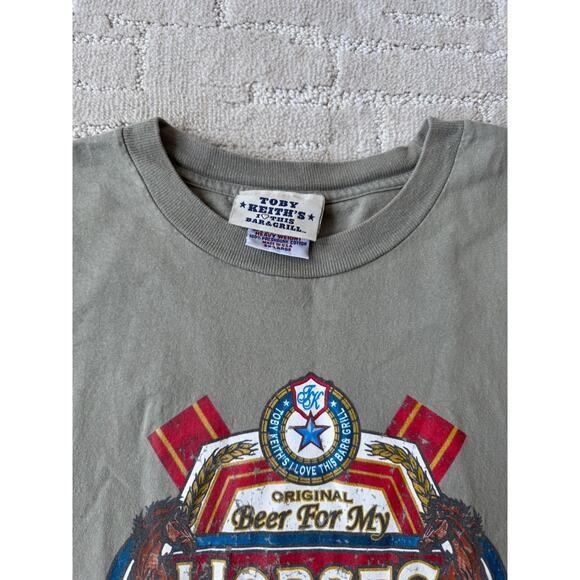VTG Toby Keith Beer For My Horses T Shirt - Picture 5 of 6